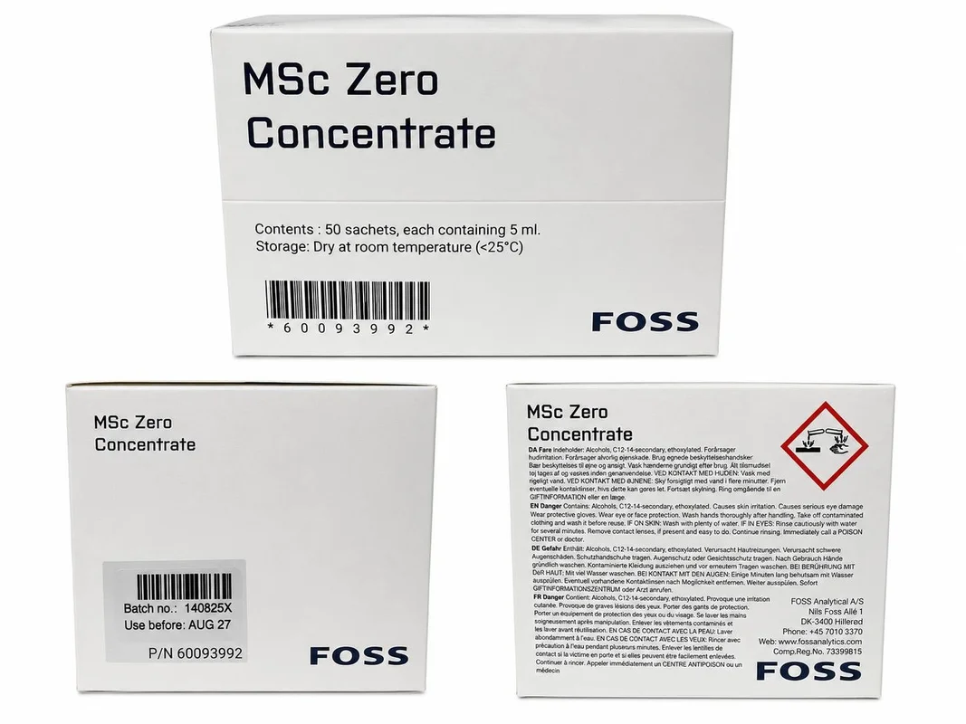Новинка на складе: FOSS MSc Zero Concentrate — надёжность в каждой капле !